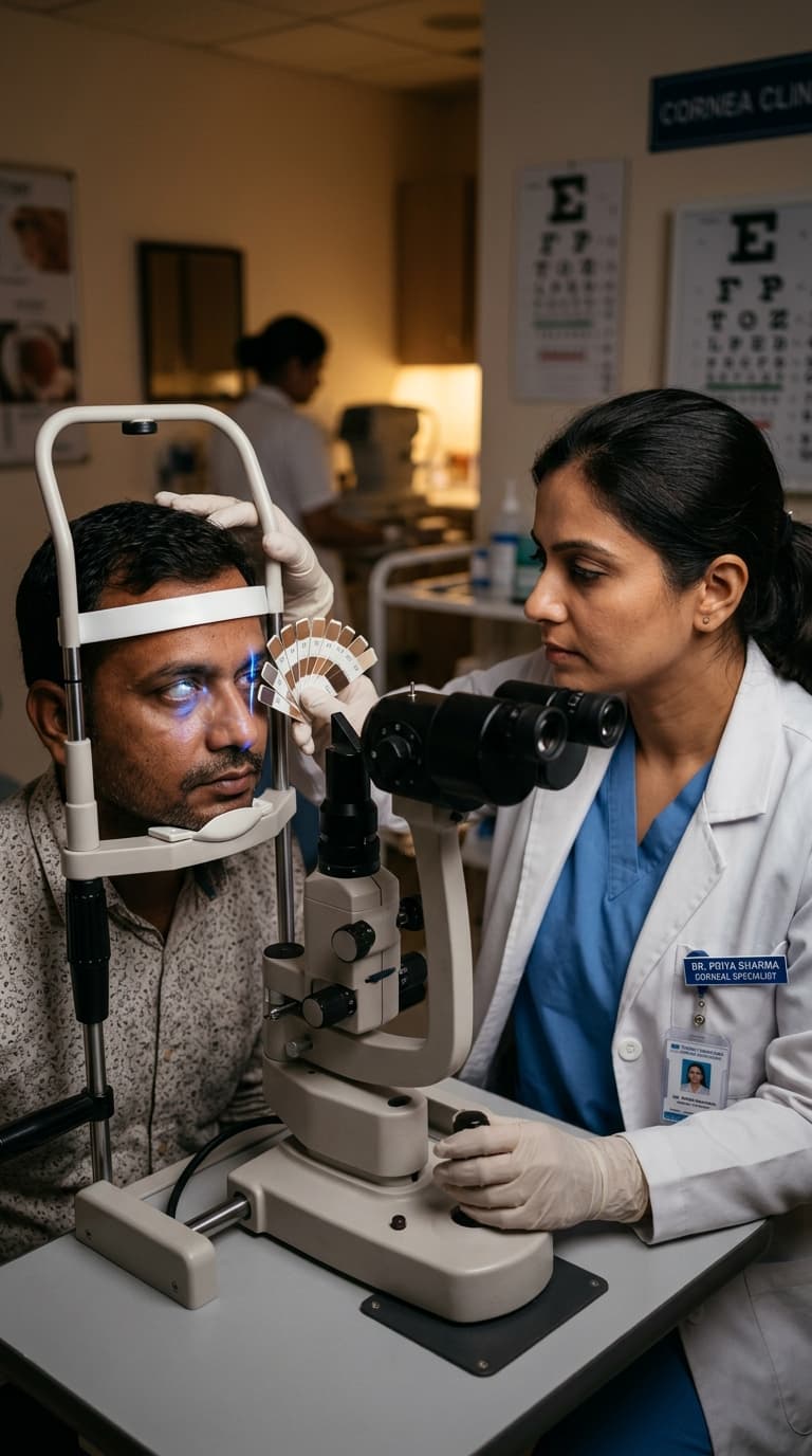 Corneal Tattooing — Keratopigmentation